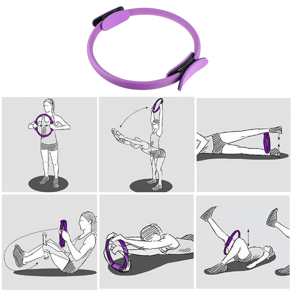 

Yoga Circle Pilates Ring Men Women Unisex Gym Fitness Workout Sports Keep Fit Equipment Accessories