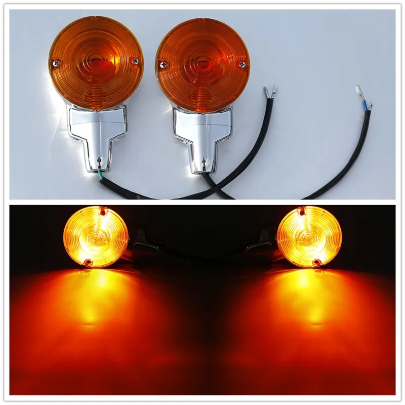 Мотоцикл спереди без каблука указатель поворота светильник s для Harley Touring Electra Road