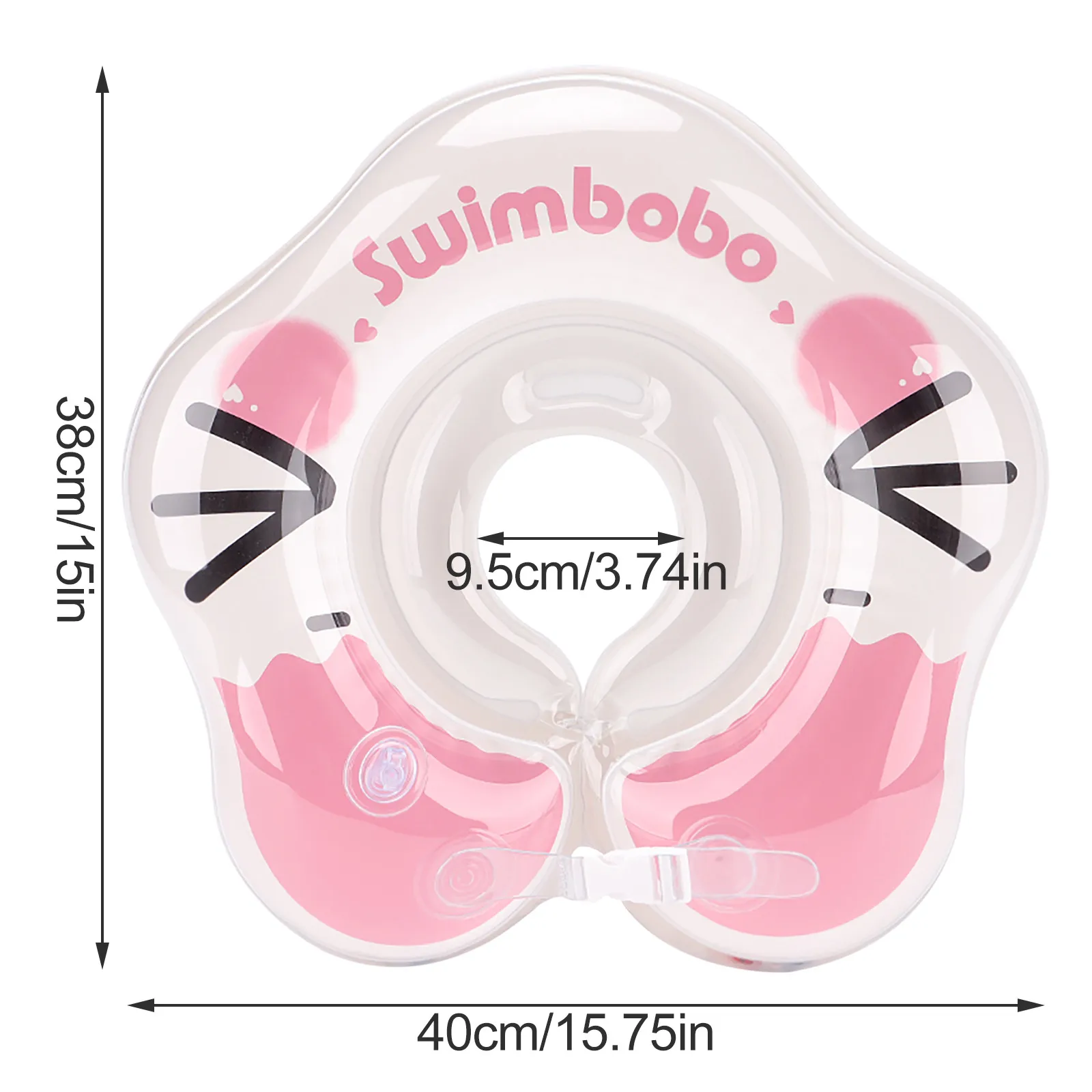 

Baby Swimming Ring Neck Ring Newborn Baby Neck Ring 0-12 Months Newborn Soft baby swim ring gonfiabile neonato zwemring baby