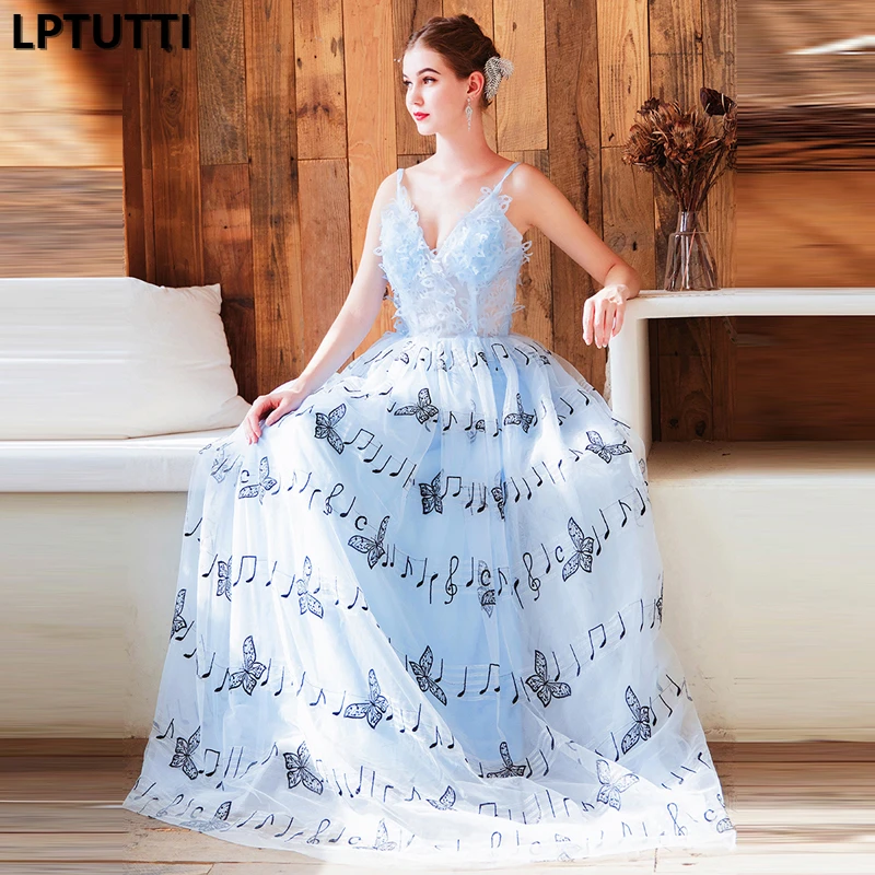 Женское длинное вечернее платье с вышивкой и бисером|Вечерние платья| |