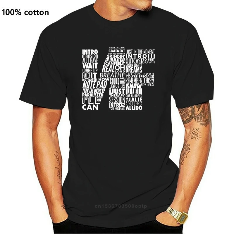 

New Nf Word Collaboration Rapper Classic T Shirt Black Navy For Men Women Youth