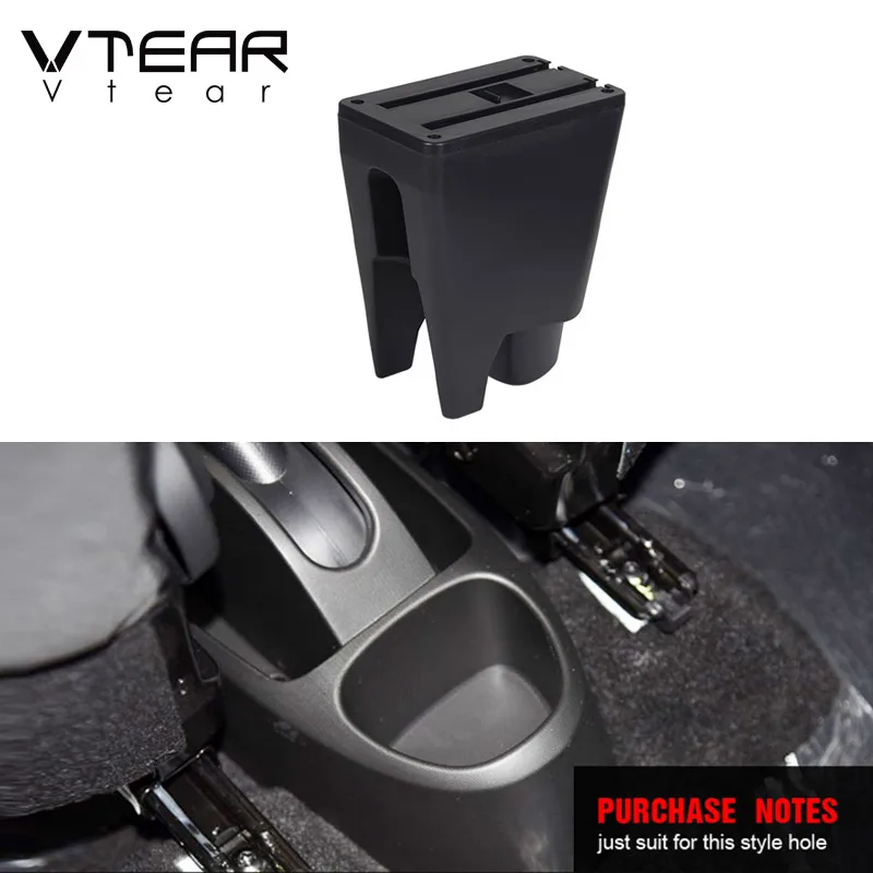 Vtear для BYD F0 FO аксессуары автомобиля подлокотник кожаный коробка хранения - Фото №1