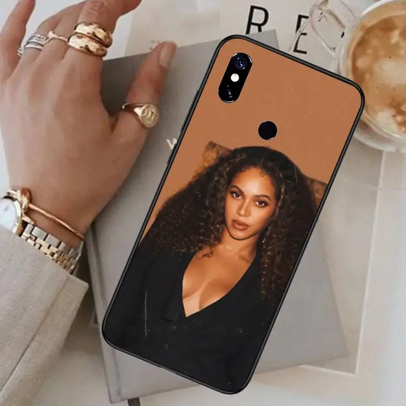 

Beyonce American female singer and actor Phone Case For Xiaomi Redmi note 7 8 9 t max3 s 10 pro lite funda coque shell cover