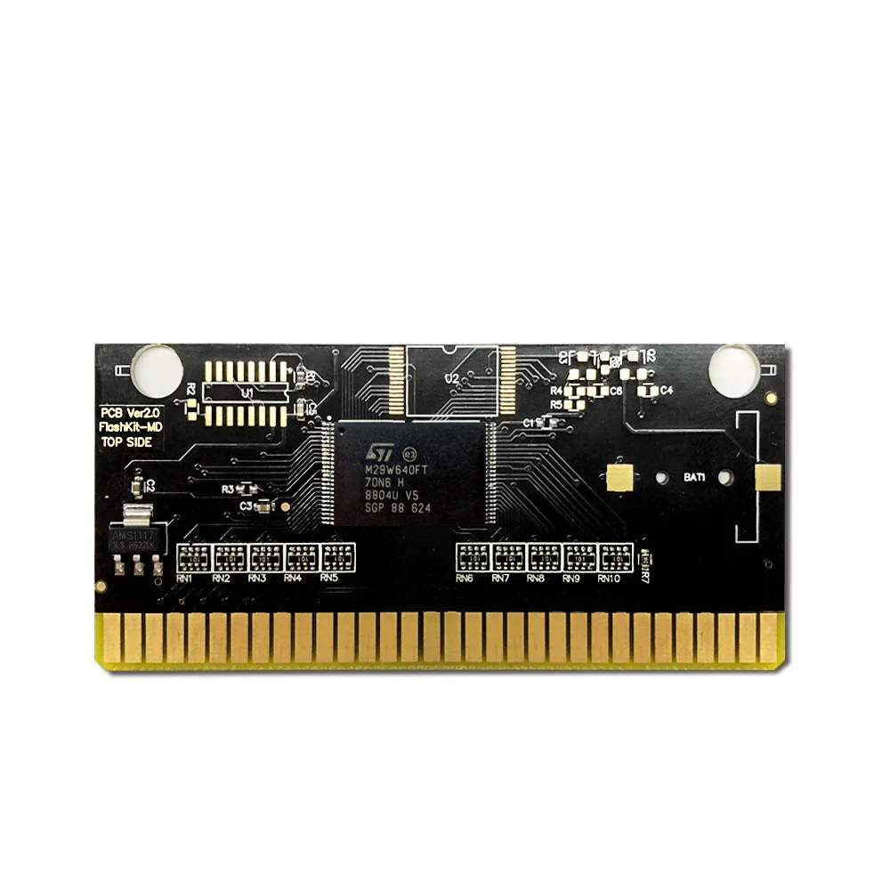 Fire Shark-этикетка США Flashkit MD Electroless Gold схема на основе печатной платы для игровой