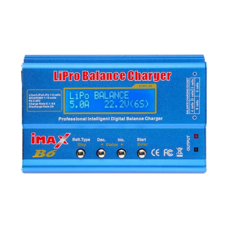 IMAX B6 Lipo балансирующее зарядное устройство NiMh Li Ion RC Цифровое с разъемом XT60 T
