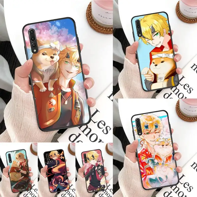 

Yinuoda Thoma Genshin Impact Shiba Inu Cute Dog Phone Case For Huawei P9 P30 P10 P20 lite Plus Pro P40lite Psmart Silicone Capa