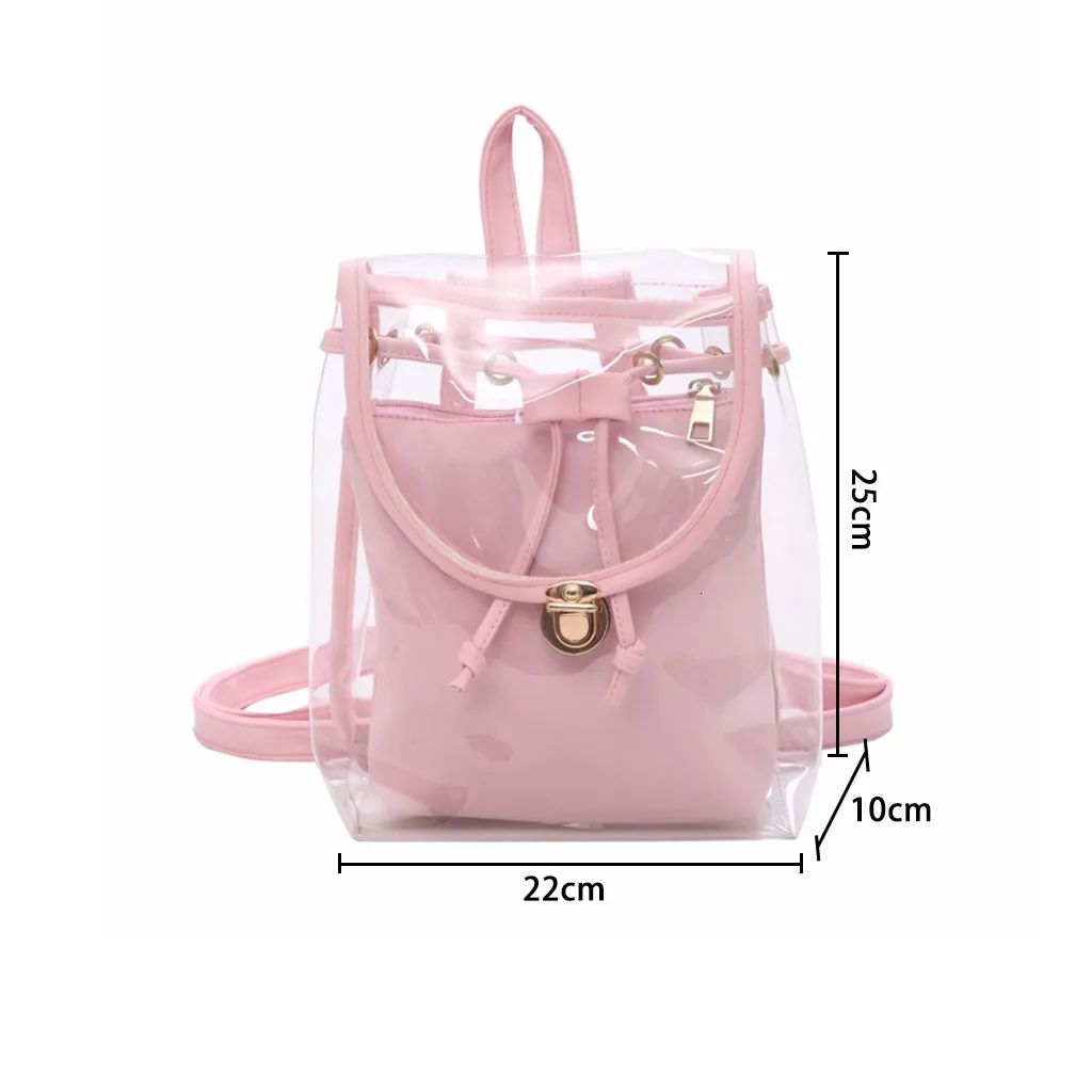 YICIYA рюкзак женский маленький 2019 пляжная Женская Желейная сумка прозрачная