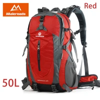 maleroads 40l50l big capacity travel backpack hiking backpack waterproof men women fashion climbing mountain backpack outdoor
