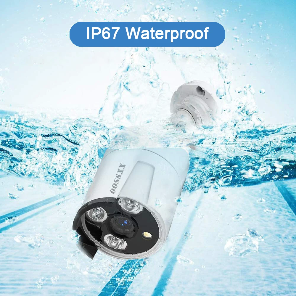 Камера видеонаблюдения OOSSXX водонепроницаемая инфракрасная камера безопасности