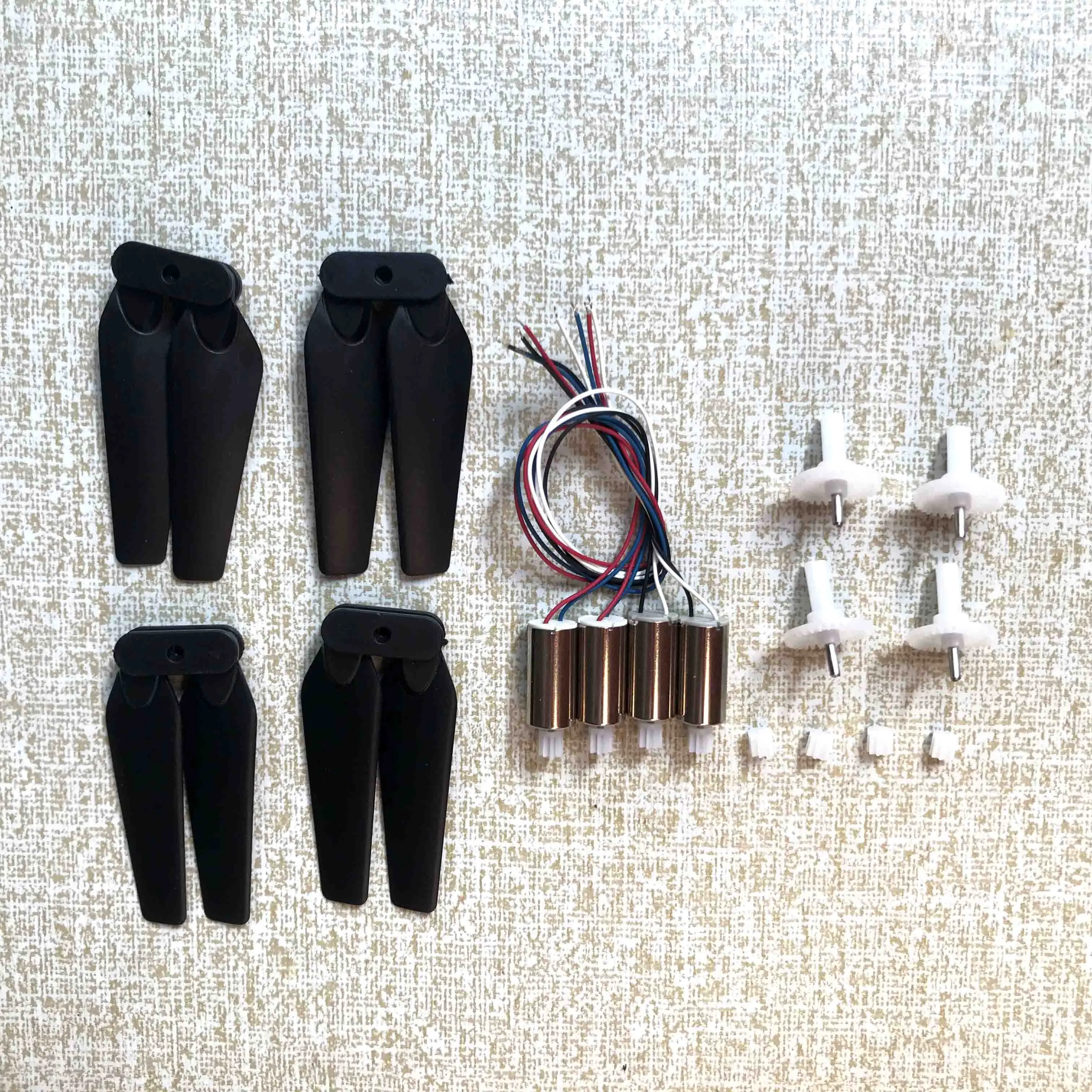 

E88 teng1 E88 pro Spare Parts fit for rc drone E525 LS-E525 rc Quadcopter Propeller engines blades motor gear kit