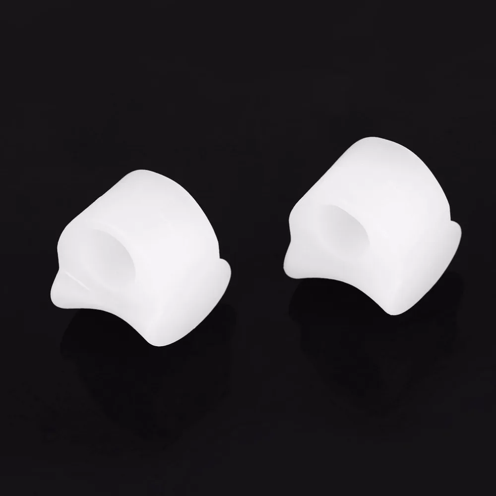 1 Pair Toe Separator Soft Silicon Feet Care Braces Professional Supports Tools Relax Cushion Pain Relief Hallux Valgus Orthosis | Красота и