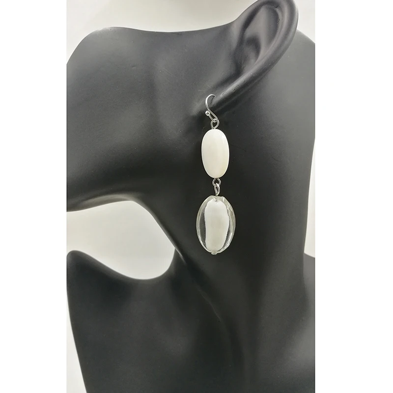 Новинка модные поделки женские ракушки глазурь бутик висячие украшения серьги с