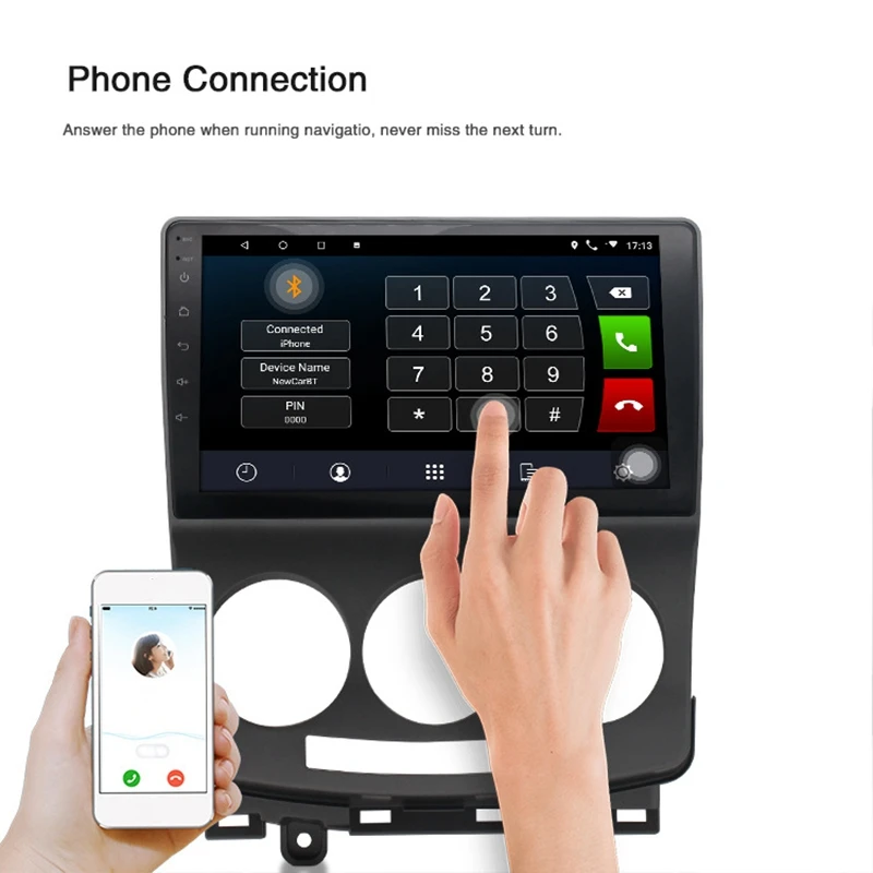 1 + 16G Android 8 автомобильный Радио мультимедийный плеер для Mazda 5 2010-2013 навигация GPS 2 Din