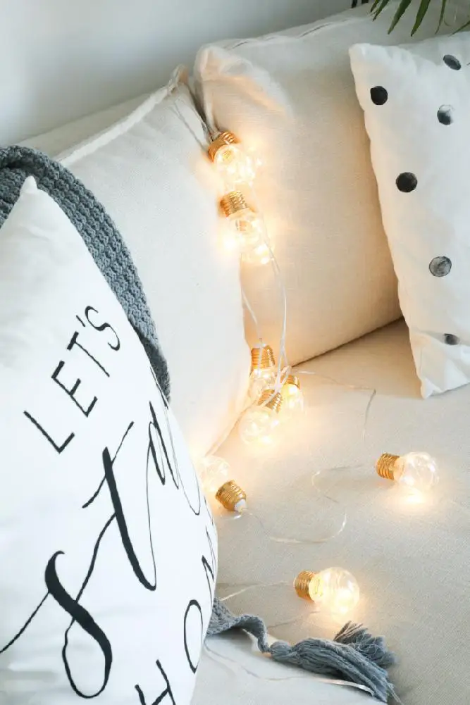 4 м Водонепроницаемая светодиодная лампа в форме шарика небольшой светильник для