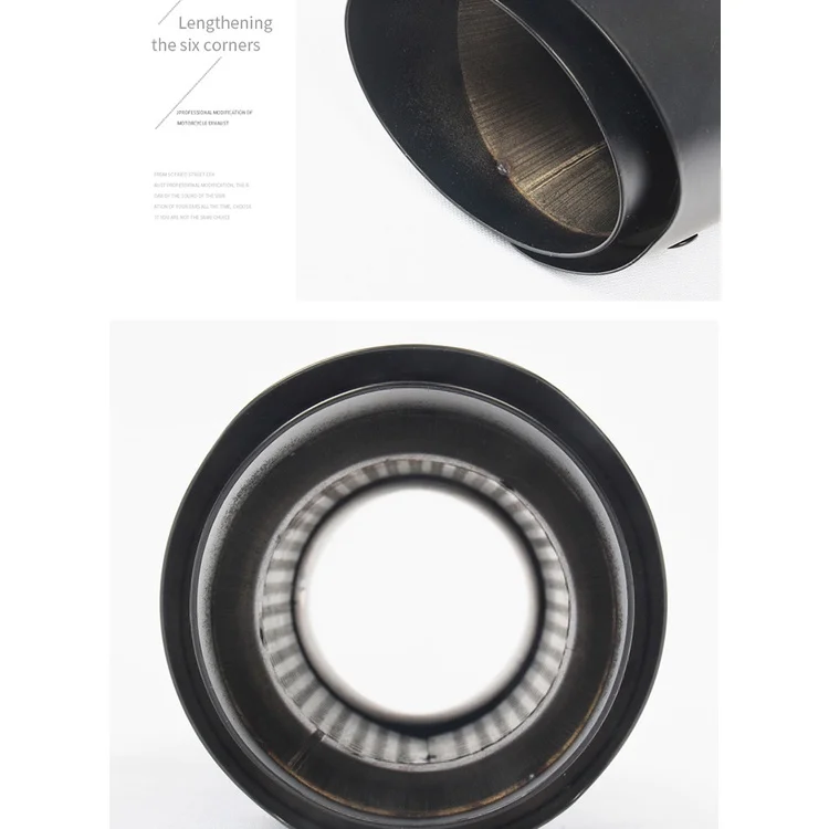 

Motorcycle Exhaust Pipe Muffler Inlet 51mm 60mm Akrapovic Exhaust Mufflers Canister Pipe