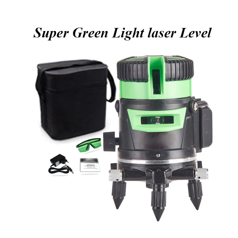 

2/3/5 Lines Laser Level 3D Self-Leveling 360° Roating Green Lasers Slim Beam Laser Guide Leveler Self Level for Indoor Outdoor
