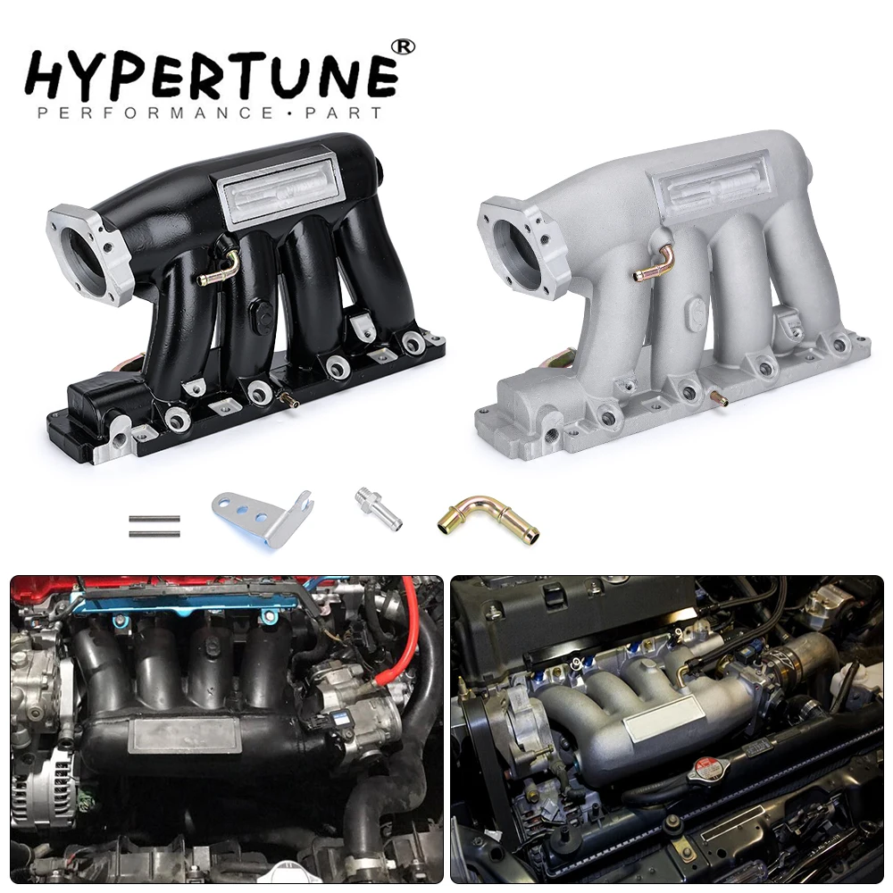 Hypertune Алюминий впускной коллектор для 06 11 Honda Civic зоны подушки безопасности 04 08 Acura