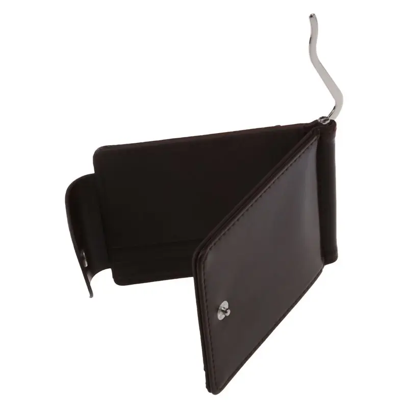 

New Ultra-thin Slim Men Leather Money Clip Wallets ID Credit Card Holder Coin Purse