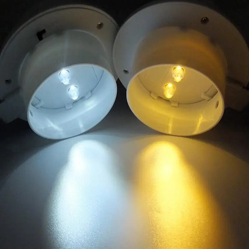 Солнечный свет на открытом воздухе Водонепроницаемый 3 LED Солнечная лампа