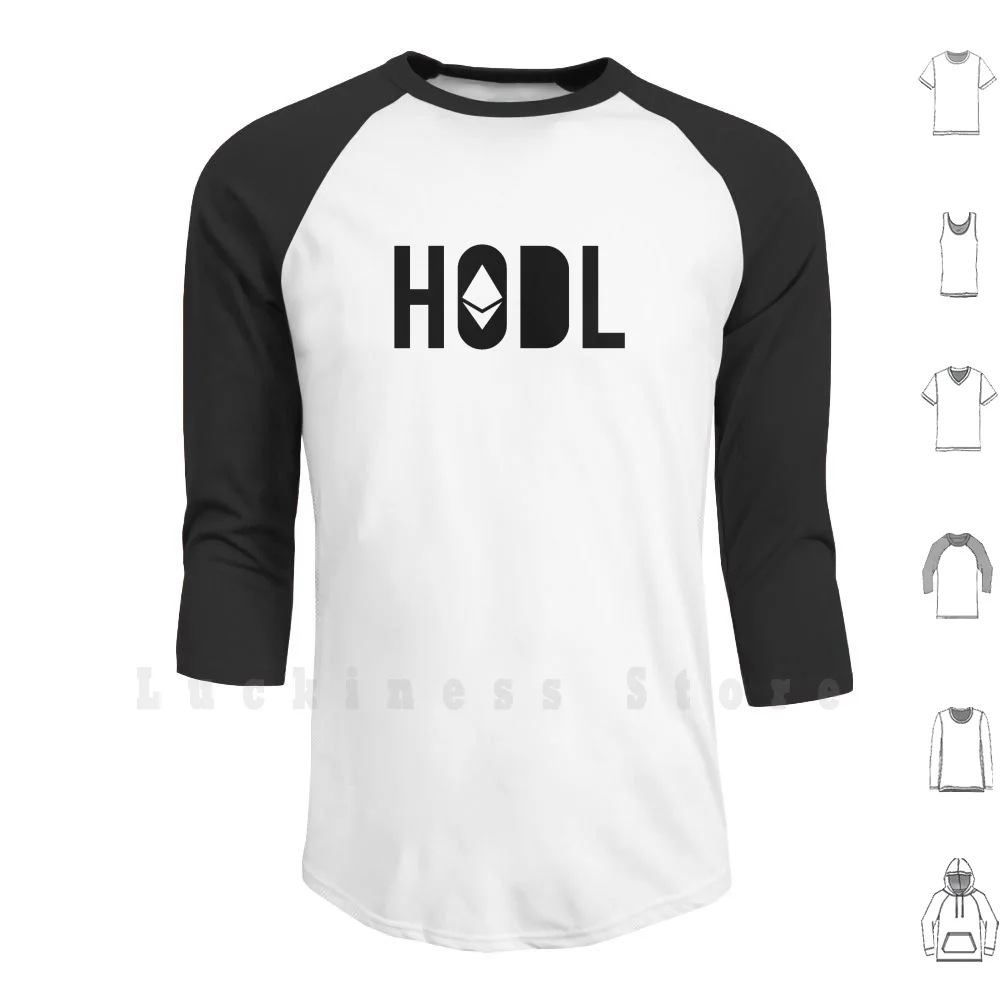 

Худи Hodl с длинным рукавом, худи Hodl, эфириум, блочная цепь блока, Биткоин, эфир Eth, Ethtrader, криптовалюты, криптовалюты