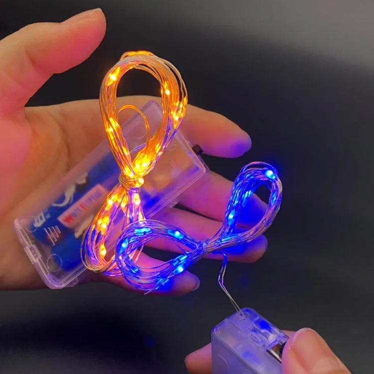 Медная батарея 10 м гирлянда Micro led Рождественское украшение Феи 3 провод luces 2