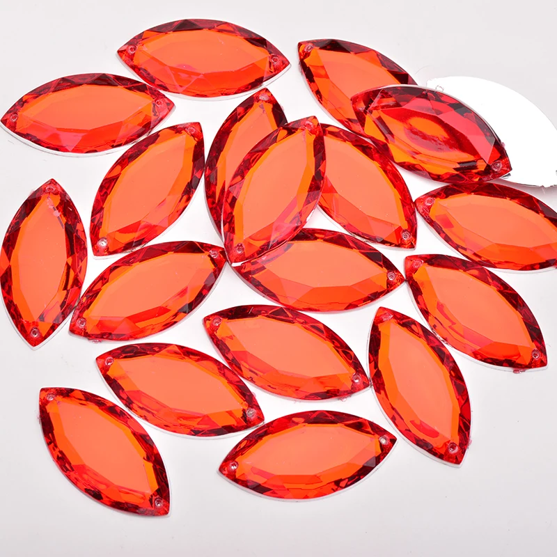 JUNAO 17*32 мм 20*40 швейный кристалл AB Стразы лошадиный глаз драгоценные камни с