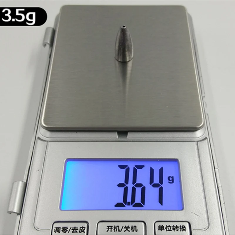 Оптовая продажа 10 фотоэлементов тонущий свинцовый грузил подвеска в виде пули