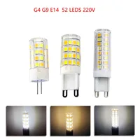 100pcs LED Dimmable Bulb G4 G9 E14 Three color Dual Color Mixed 3000K 4000K 6000K Chandelier Pendant Crystal Light Bulb 220V