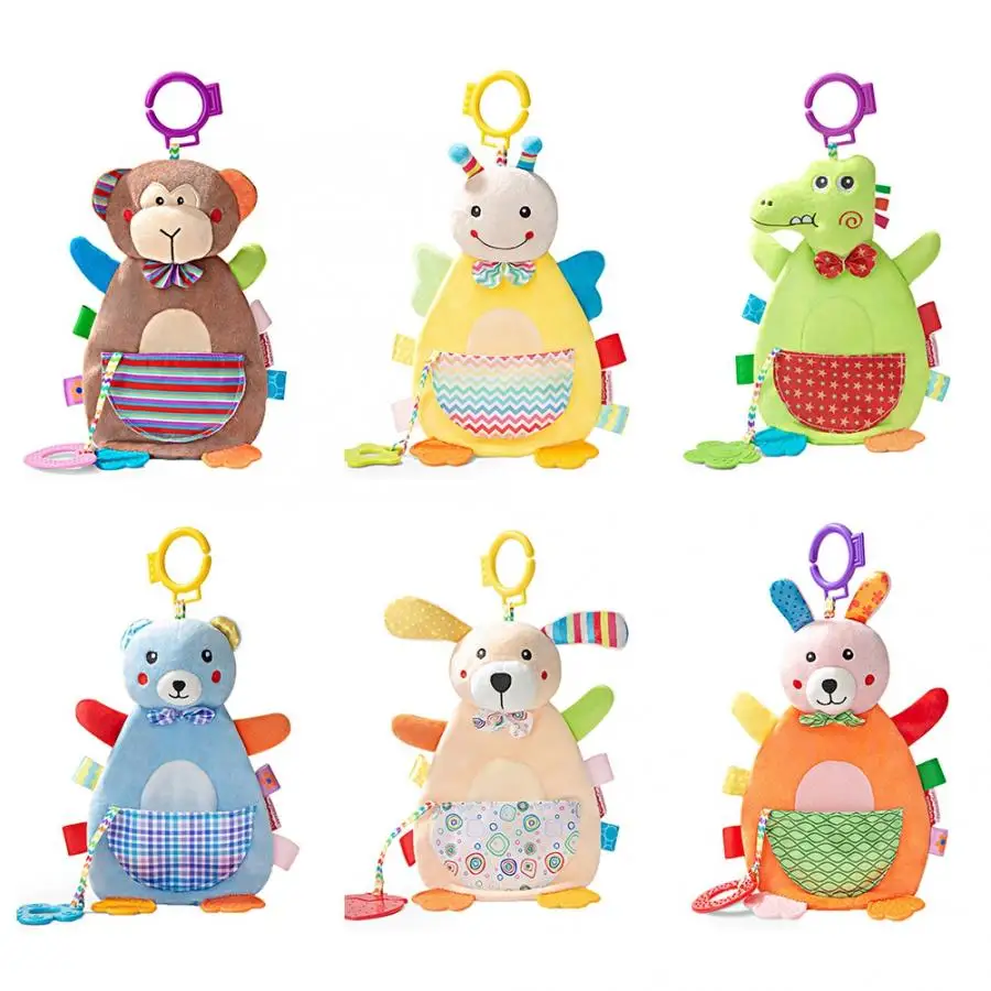 Новорожденные игрушки для малышей от 0 до 12 месяцев полотенце мягкие животные