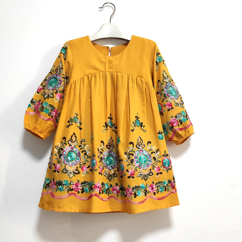 Платье для маленьких девочек платья с длинным рукавом весна-осень 2021