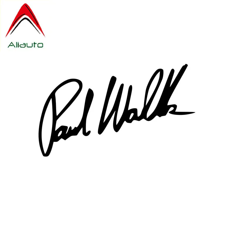 

Aliauto Fashion Vinyl Decal Paul Walker Sunscreen Waterproof Reflective Personality Car Sticker Accessories PVC,13cm*8cm