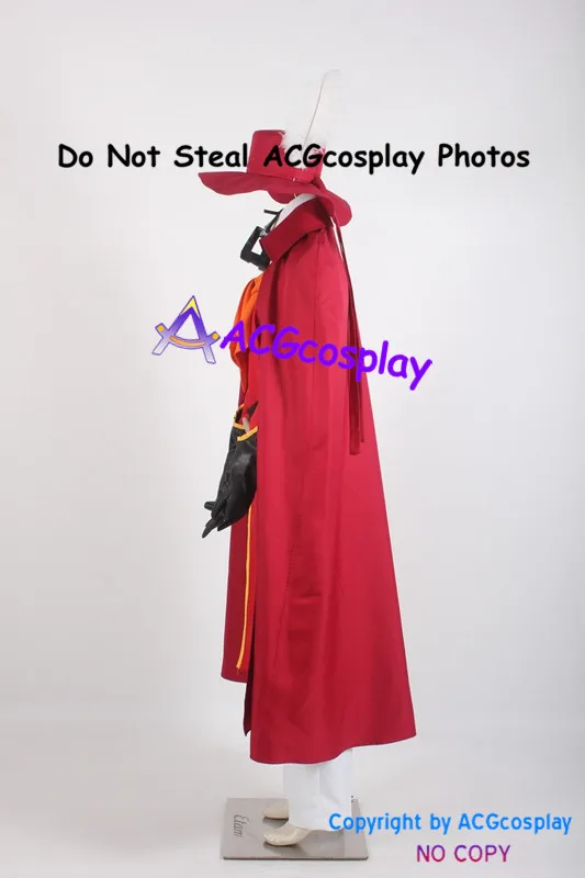 Костюм для косплея Romeo X Juliet The Red Whirlwind включает в себя шляпу и eyemask acg