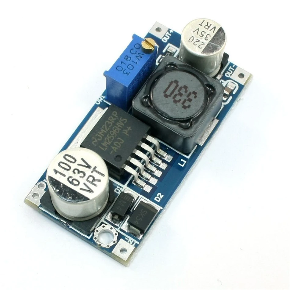 LM2596HVS/LM2596/LM2596S Мощность модуль светодиодный вольтметр DC-DC Регулируемый