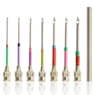 Набор игл для вышивания, деревянные иглы для вязания крючком, ручка для вышивания, для рукоделия, сшивания, Аппликации, инструменты для шитья