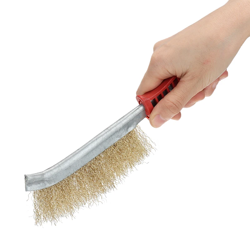 Стальная латунная проволочная щетка 2 шт. 9 дюймов сверхмощный инструмент для