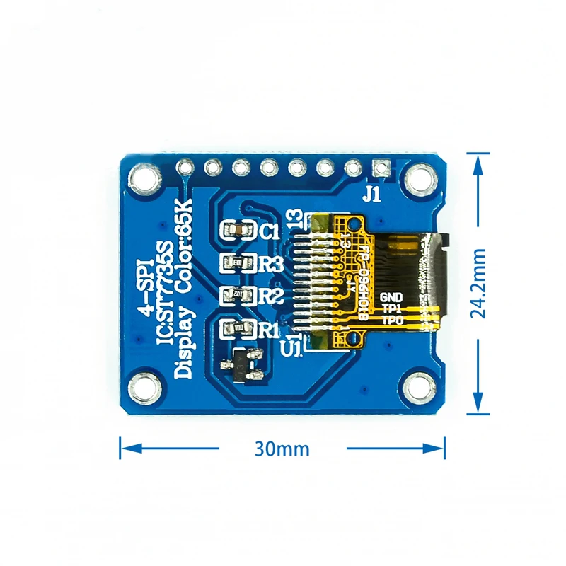 

0.96 inch 80X160 IPS LCD Display Module Full Color TFT 65K ST7735 Driver LCD Screen 3.3V SPI Interface Replace OLED