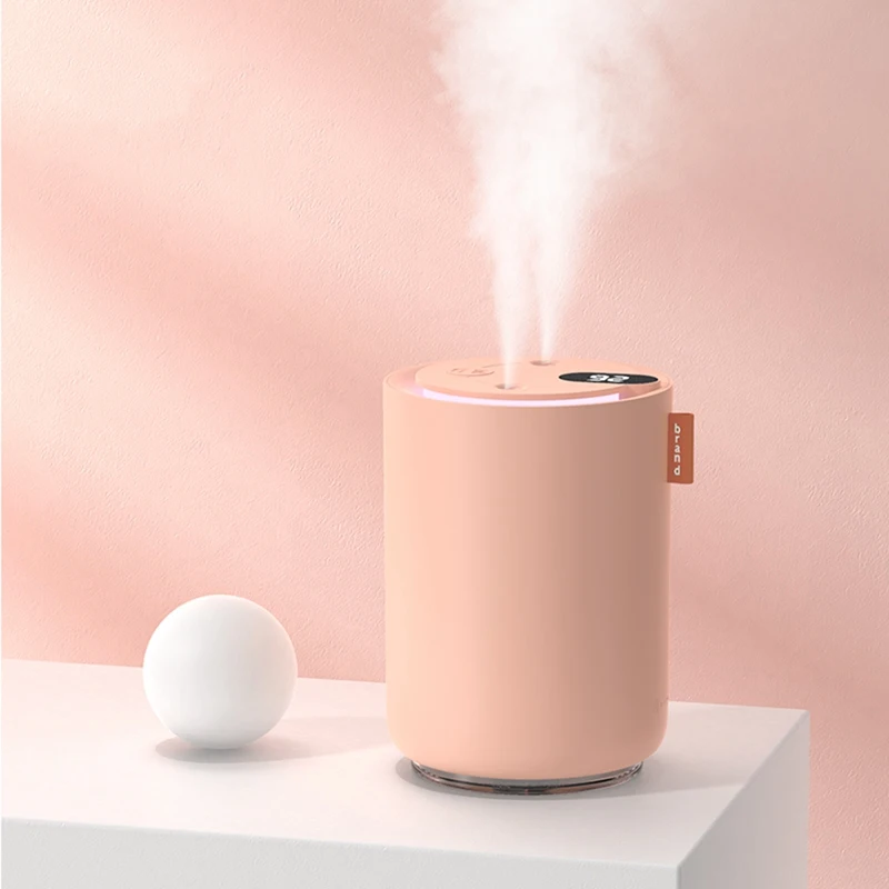 

500ML USB Portable Personal Humidifier Dual Spray Nozzle Aroma Diffuser Humidifier Adjustable Mist Modes