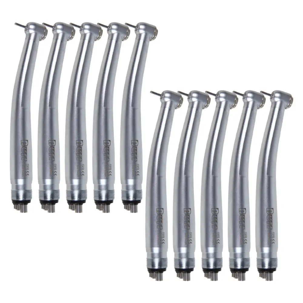 10X стоматологический высокой Скорость Кнопка бормашины с 4 отверстиями