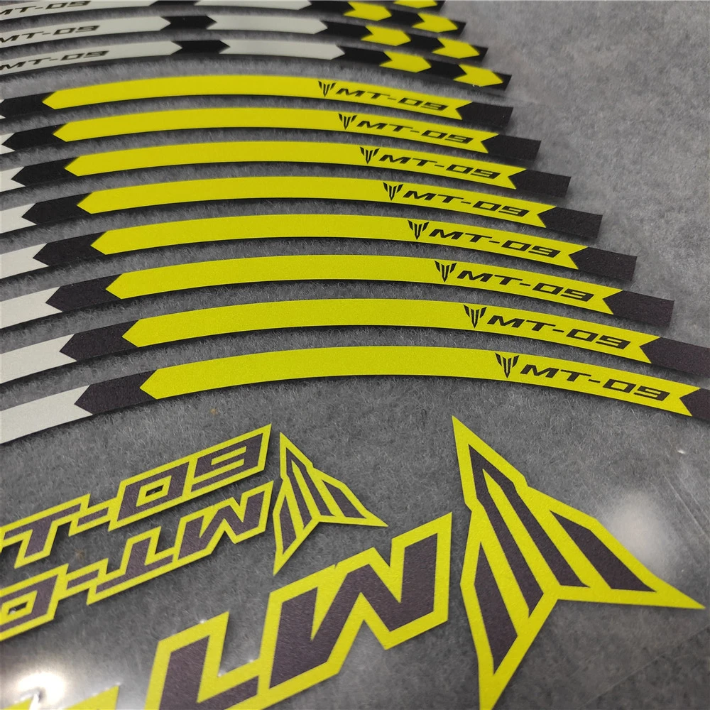 Высококачественные светоотражающие наклейки на колесо для мотоцикла Yamaha MT-09 MT09