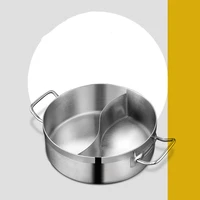 extra thick 304 stainless steel mandarin duck pot household hot pot pot clear soup pot commercial hot pot pot special pots