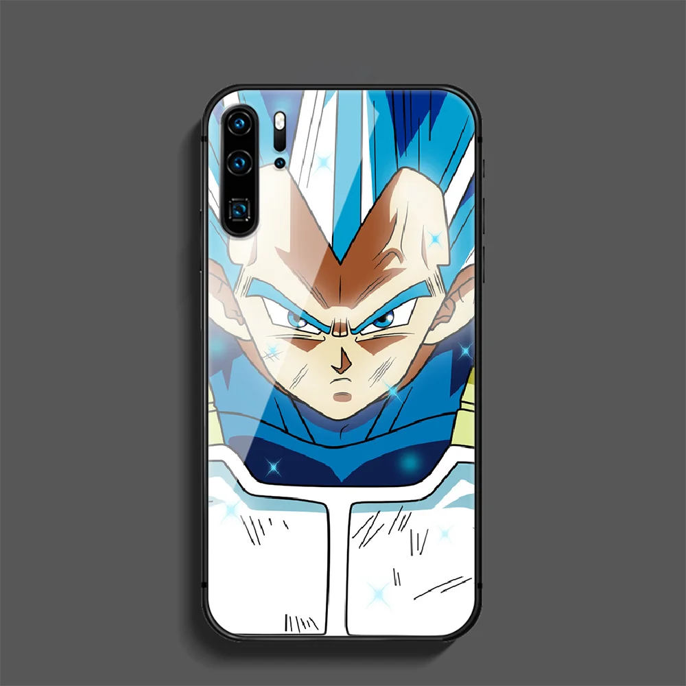 

Dragons-Balls Vegeta Phone Tempered Glass Case Cover For Huawei Mate P 10 20 30 40 Lite Pro Smart Z 2019 Fashion Bumper