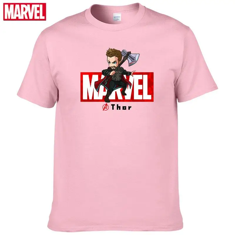 Футболка Мужская дышащая из натурального хлопка с принтом мстители - купить по