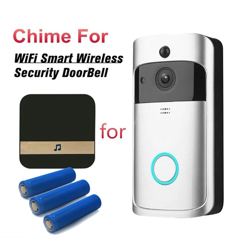 HD 720P wifi дверной звонок с датчиком движения Ночное видео умный ip камерой