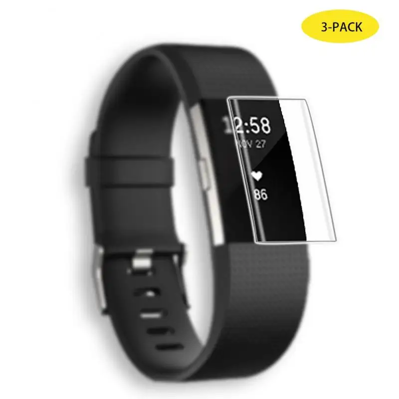 

Мягкая нано-пленка для Fitbit Charge 4 3 2, 3 шт., защитная оболочка для экрана Fitbit Charge 3, подходит для bit Charge 2, Charge 3, Charge 4, без стекла