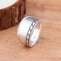 fashion women rings solid vintage simple wedding engagement bands lady birthday gift classic jewelry