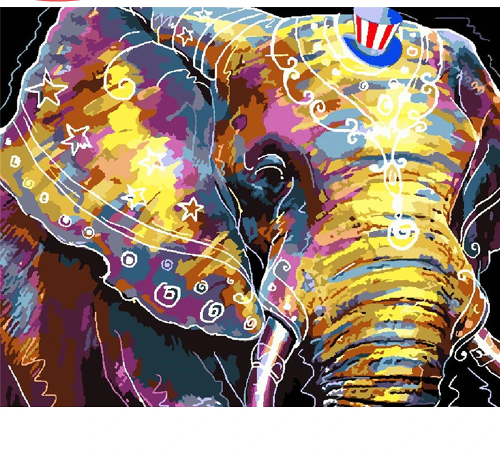 

CraftArtGo картина по номерам животных живопись на холсте Ручная роспись подарок алмазов картина по номерам водопад комплекты, украшение для до...