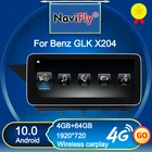 NaviFly беспроводной Carplay Android 10 Автомобильный мультимедийный плеер для Mercedes Benz GLK Class X204 GLK220 GLK300 GLK350 навигация GPS