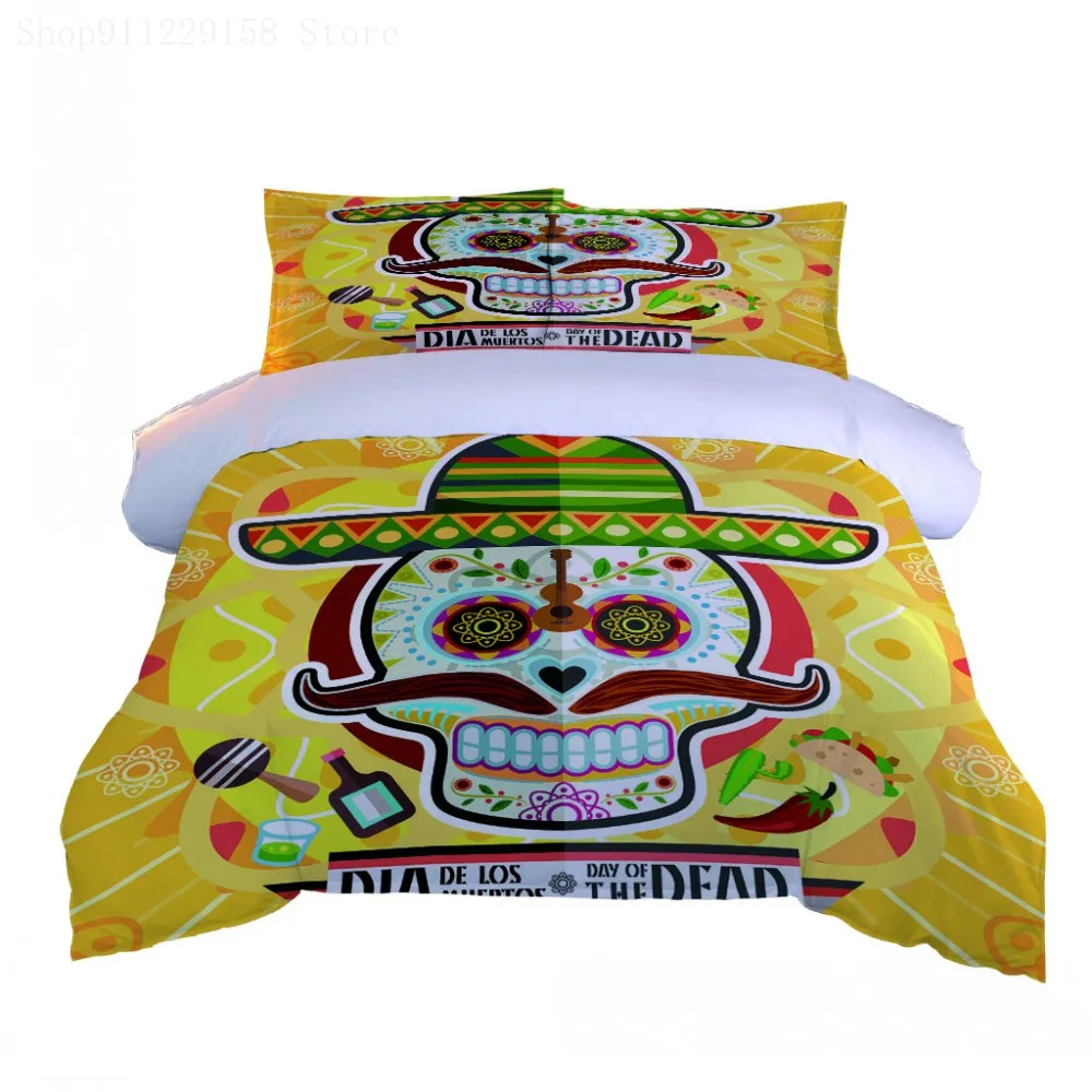 

Clown Yellow Patterned Bedding, Valentine's Day Couple Bedroom Cover, Duvet Cover, Super Texture Multi-size Bed Cover
