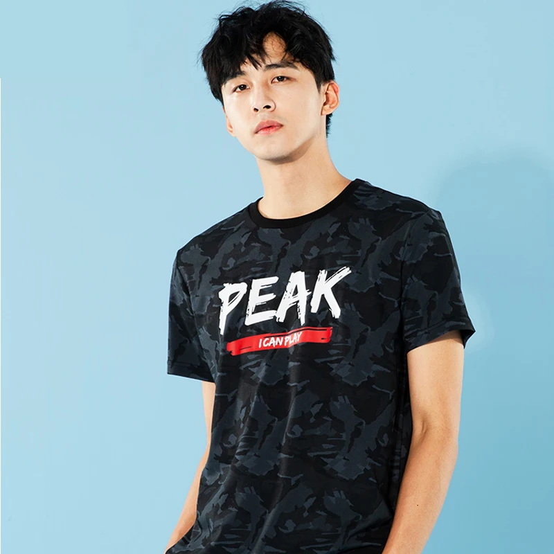 Пик мужские футболки лето 2020 принт камуфляж буквы футболка хип-хоп блузка