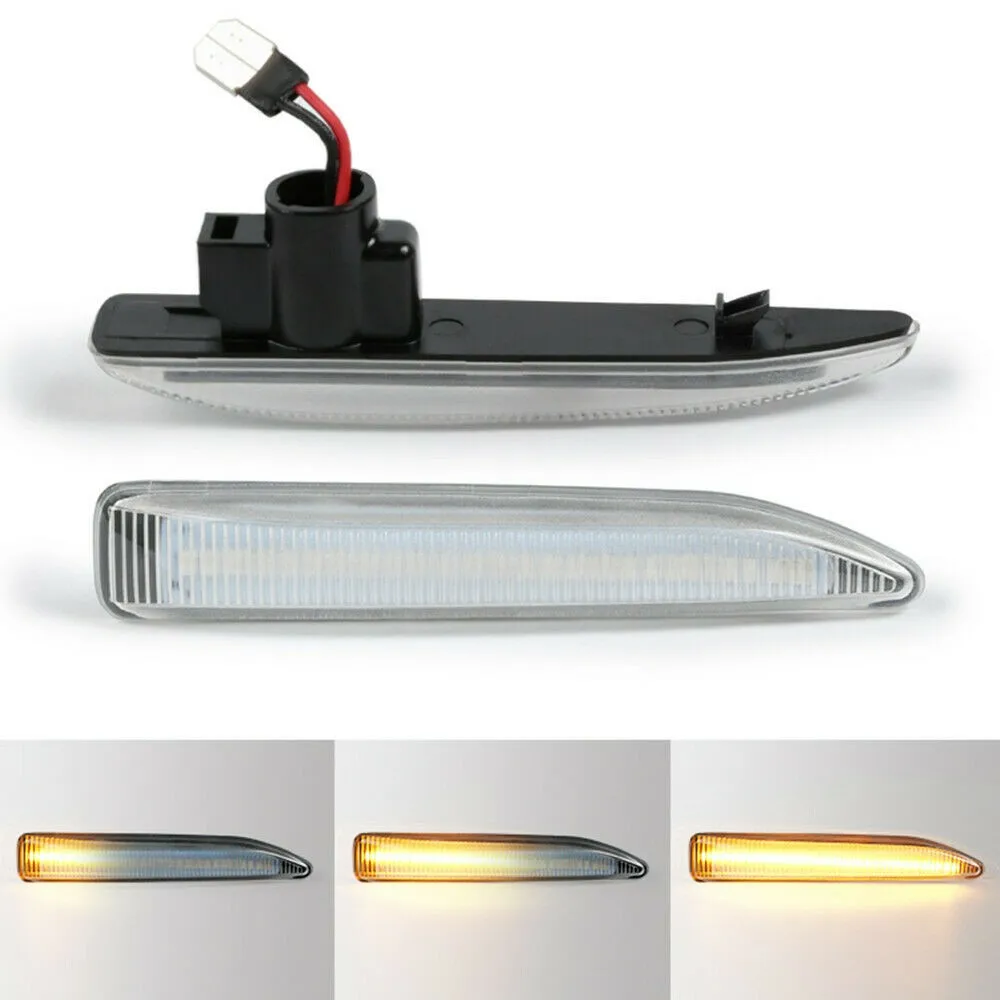

For 02-08 BMW E65 E66 7-Series Sequential LED Side Marker Lights Housing Lamp LED Side Marker Lamp Shell Lamp